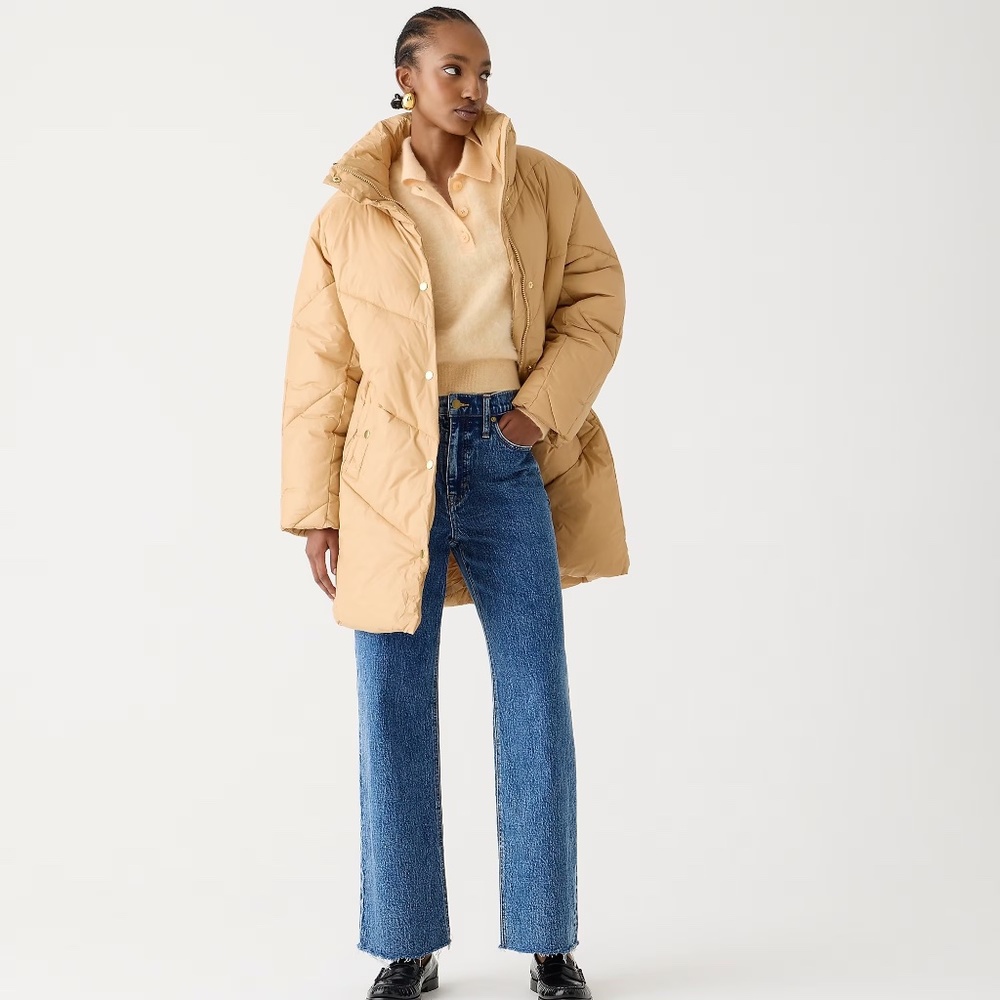 J.Crew Villa Puffer Coat with PrimaLoft®